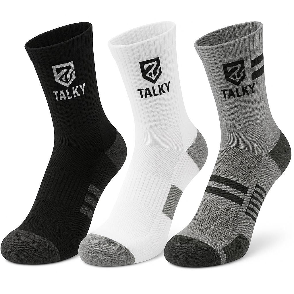 Men's Regenerated Cotton Dress Crew Socks, 3 Pairs